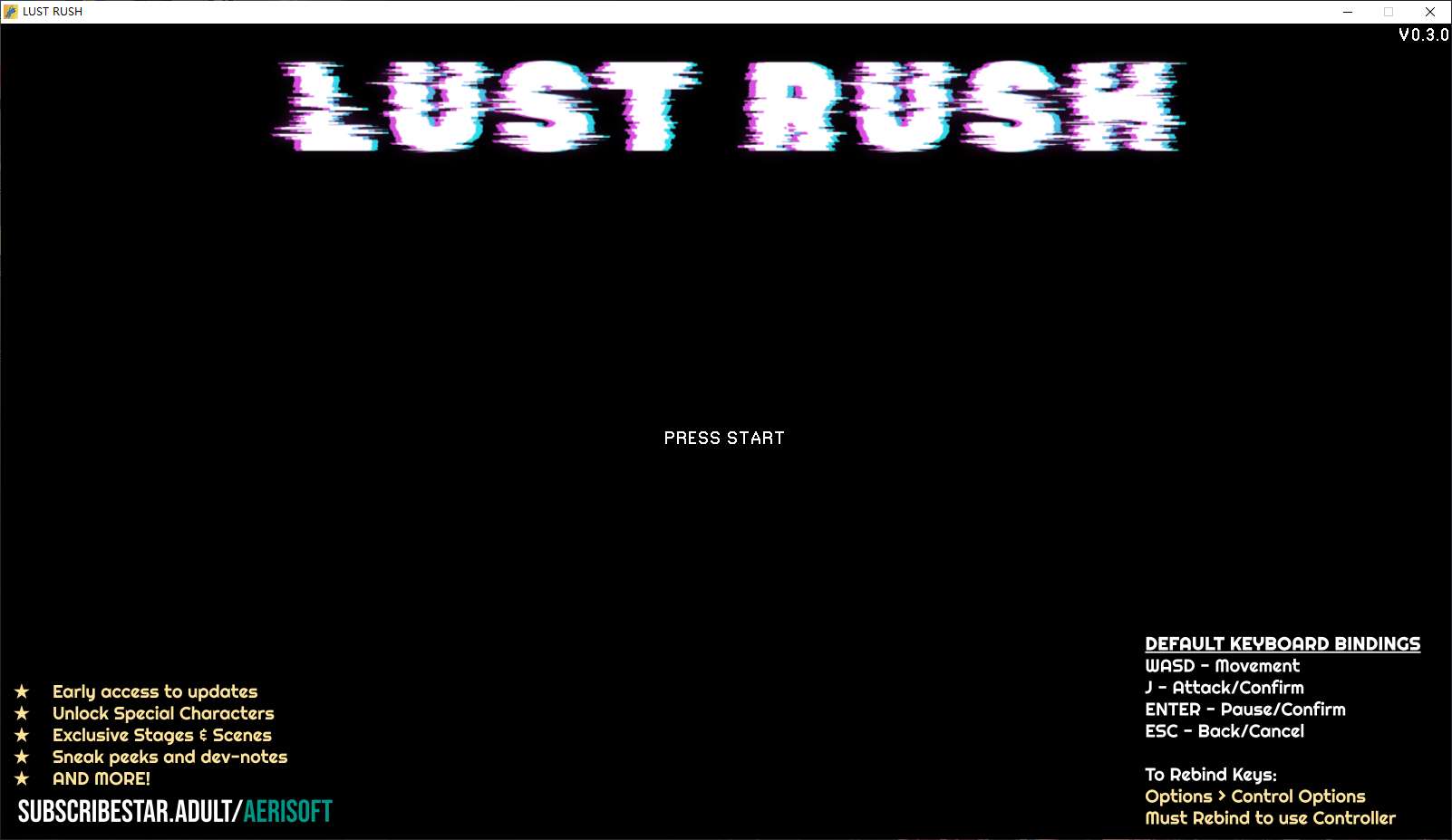 图片[1]-【欧美ACT/动态】Lust Rush v0.3 安卓+PC 最新测试版-糯五游戏网