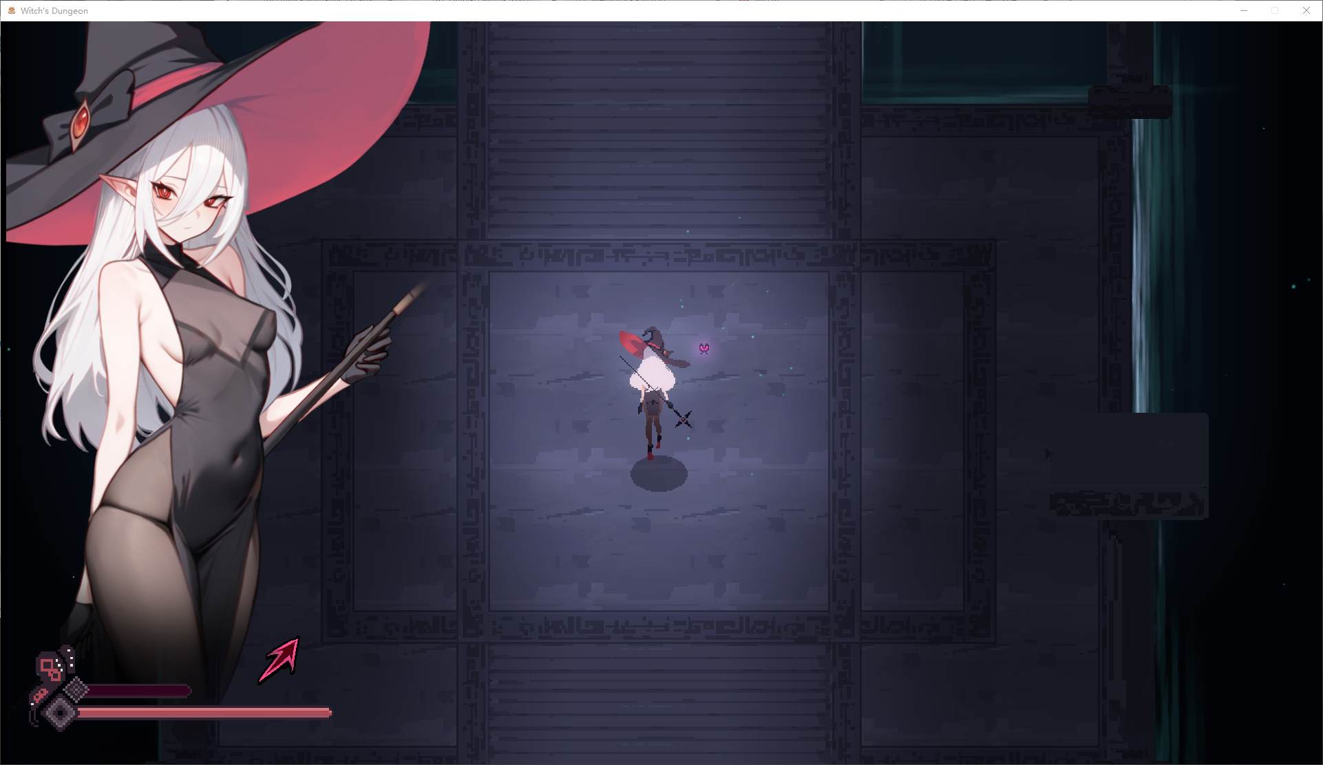 图片[1]-【日式ACT/动态】魔女的地下城 v0.2.4 测试版-糯五游戏网