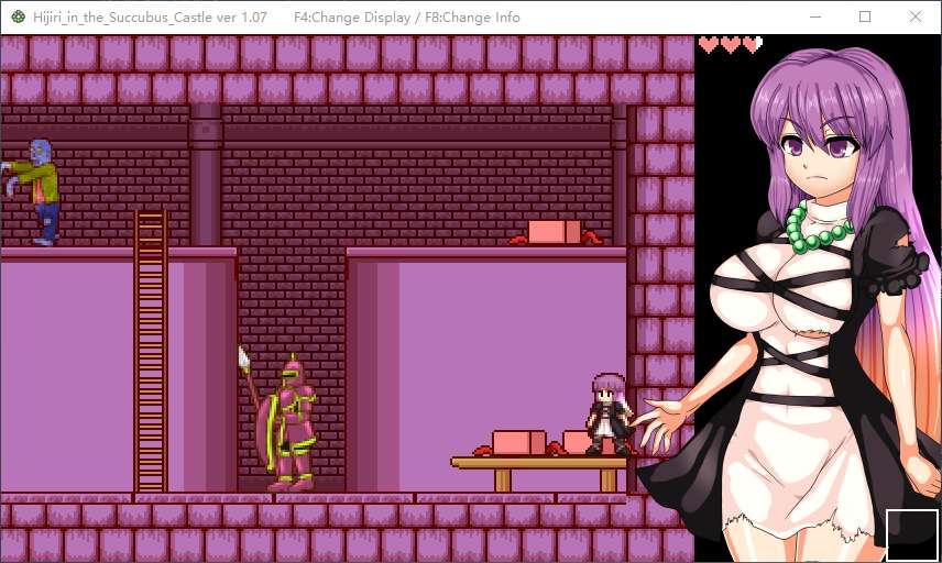 图片[2]-【恶魔城ACT/中文/动态】Hijiri in the Succubus Castle 官中步兵版-糯五游戏网