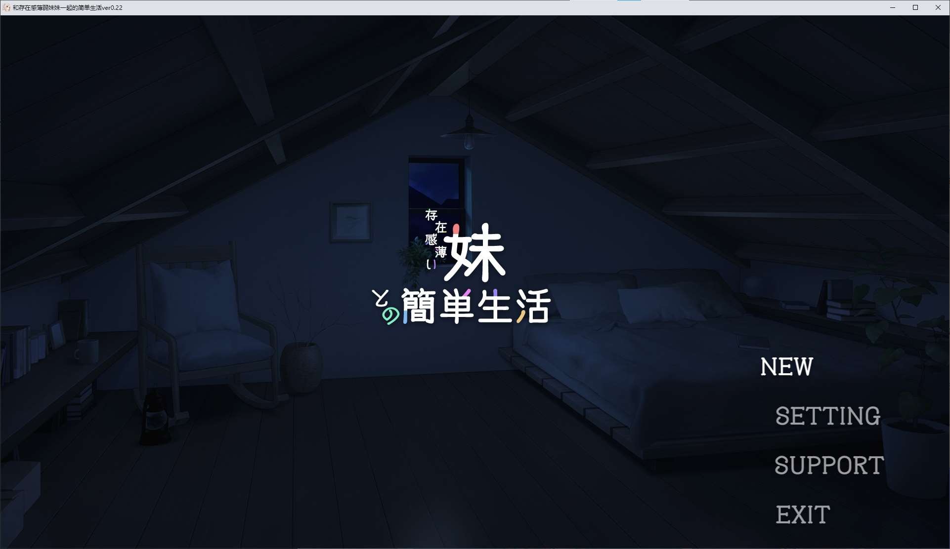 图片[1]-【日式SLG/中文/动态】和存在感薄弱妹妹一起的简单生活 v0.22 最新测试版-糯五游戏网