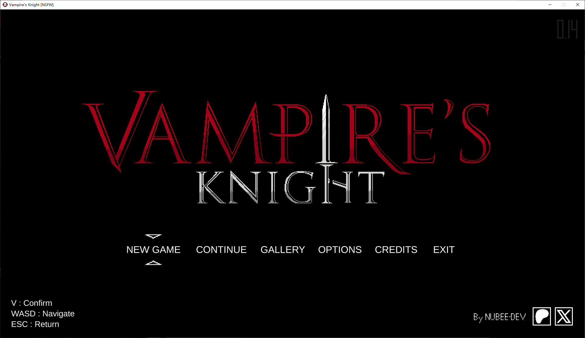 图片[1]-【像素ACT/动态】Vampire’s Knight v0.14  像素步兵版【500M/更新】-糯五游戏网